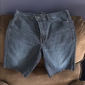 EXPRESS women’s dark Denim Bermuda Shorts